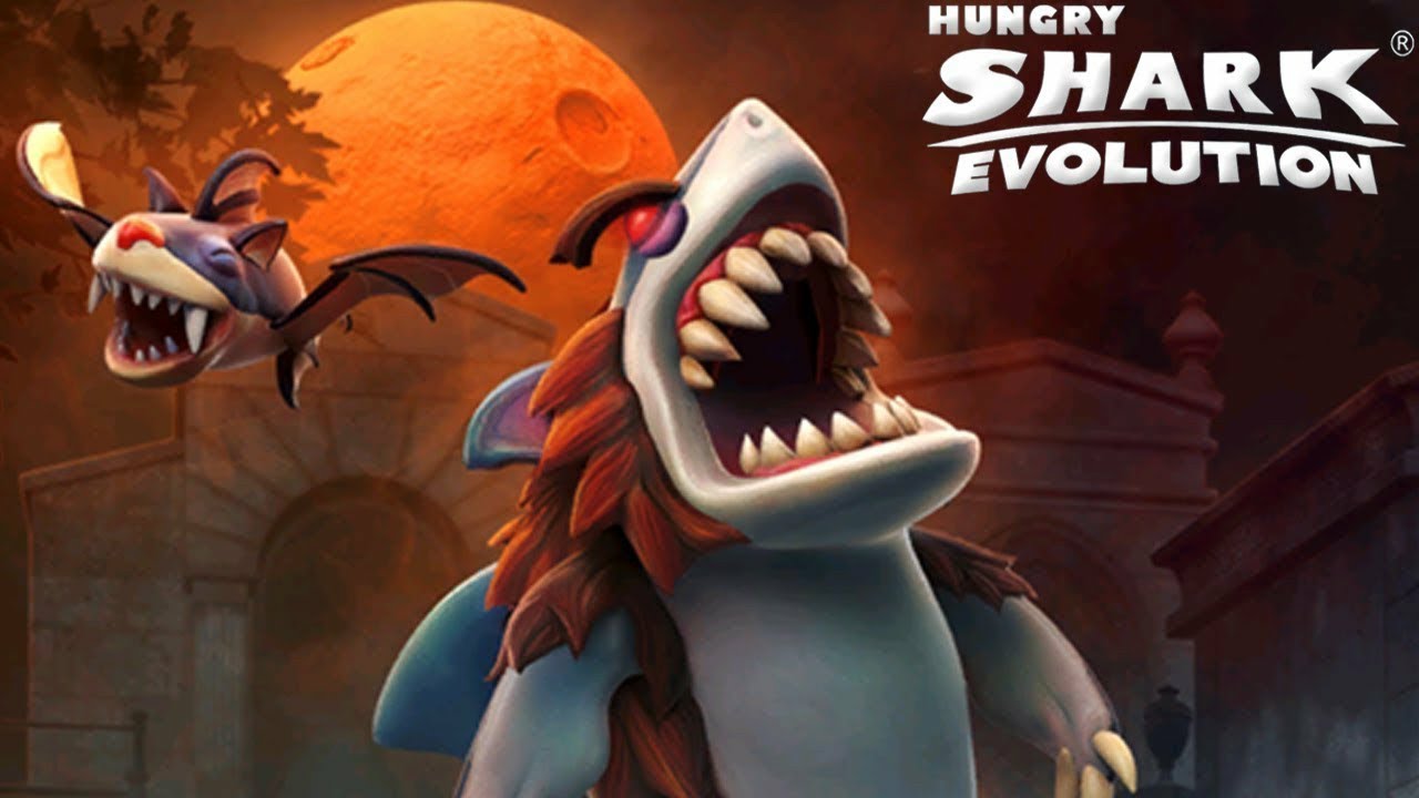 Hungry shark evo wereshark all shells