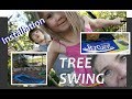 Hearthsong skycurve swing installation  how to install a rectangle tree swing