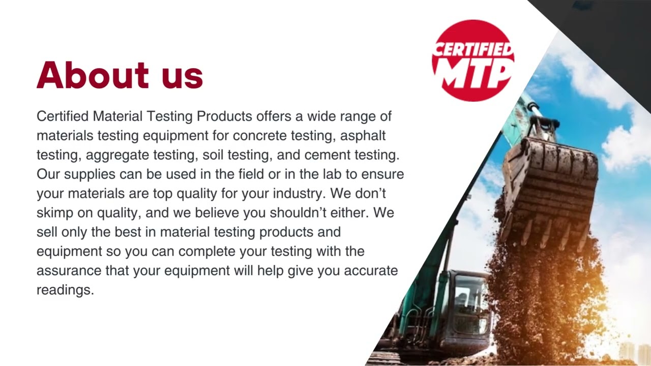 Concrete Testing Laboratory Equipment - Certified Material Testing Products