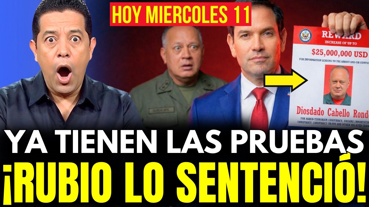 💥¡HACE 1 MINUTO!💥LA PRUEBA QUE HUNDE A DIOSDADO: TRUMP REVELA EL EXPEDIENTE SECRETO EN VIVO 😱💥