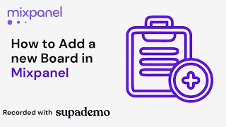 How to Add a New Board in Mixpanel