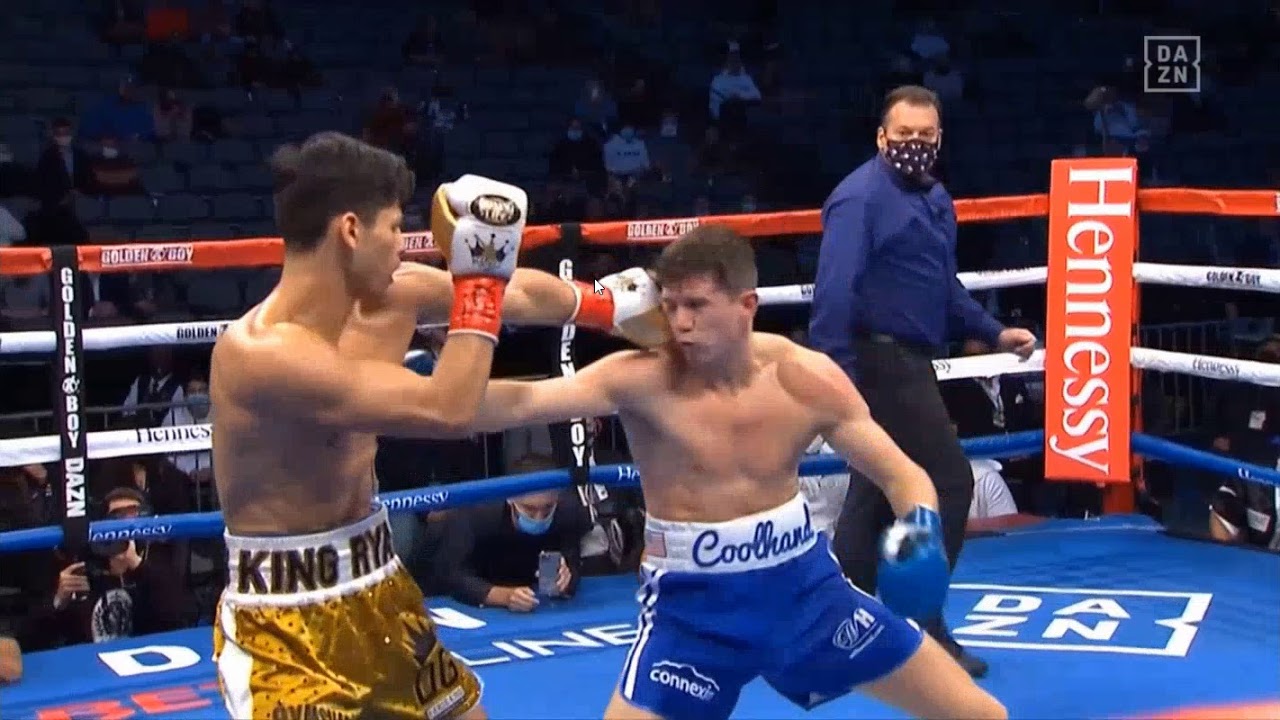 Ryan Garcia knocks out Luke Campbell after being dropped to ...