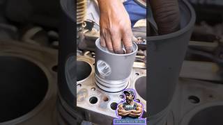 Perfect Piston Fit Test Inside Cylinder Liner #pistons #liner #engine #automobile #satisfying #viral