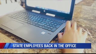 Virginia state employees back in the office after years of working remotely
