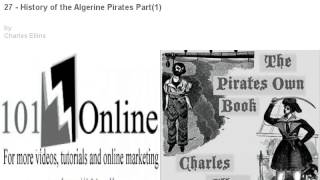 27 - History Of The Algerine Pirates Part(1) The Pirates Own Book 101online