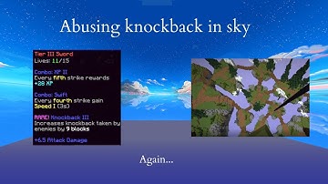 abusing knockback in sky again :D | hypixel pit
