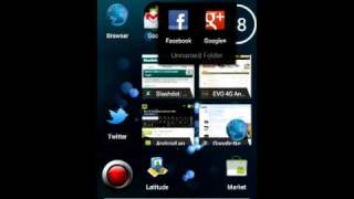 Creating folders using Android Ice Cream Sandwich screenshot 2