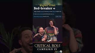 Sam Riegel’s “Bed Breaker” Slip-Up, then… 😂 | Critical Role Bloopers
