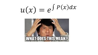 First Order Linear Differential Equations (#1: Integrating factor)