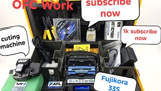 Fujikora splicing machine | Fiber Joint Machine | fujikora 33S | Optical Fiber Network | #fujikora