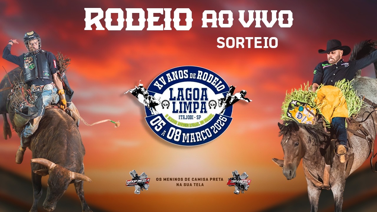 LAGOA LIMPA-SP 2026 | SORTEIO - DOMINGO (AO VIVO)