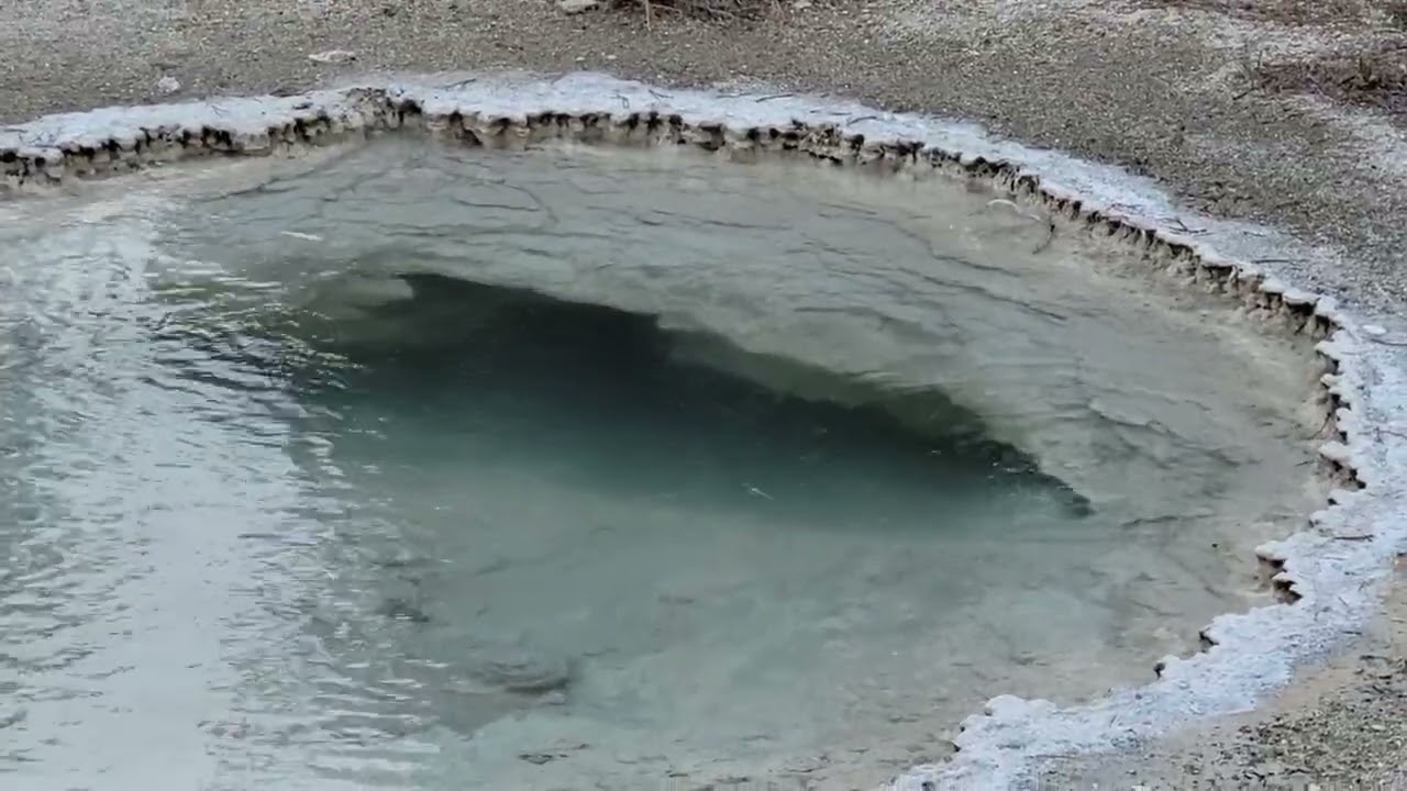 Thermal Features along the boardwalk in Yellowstone National Park