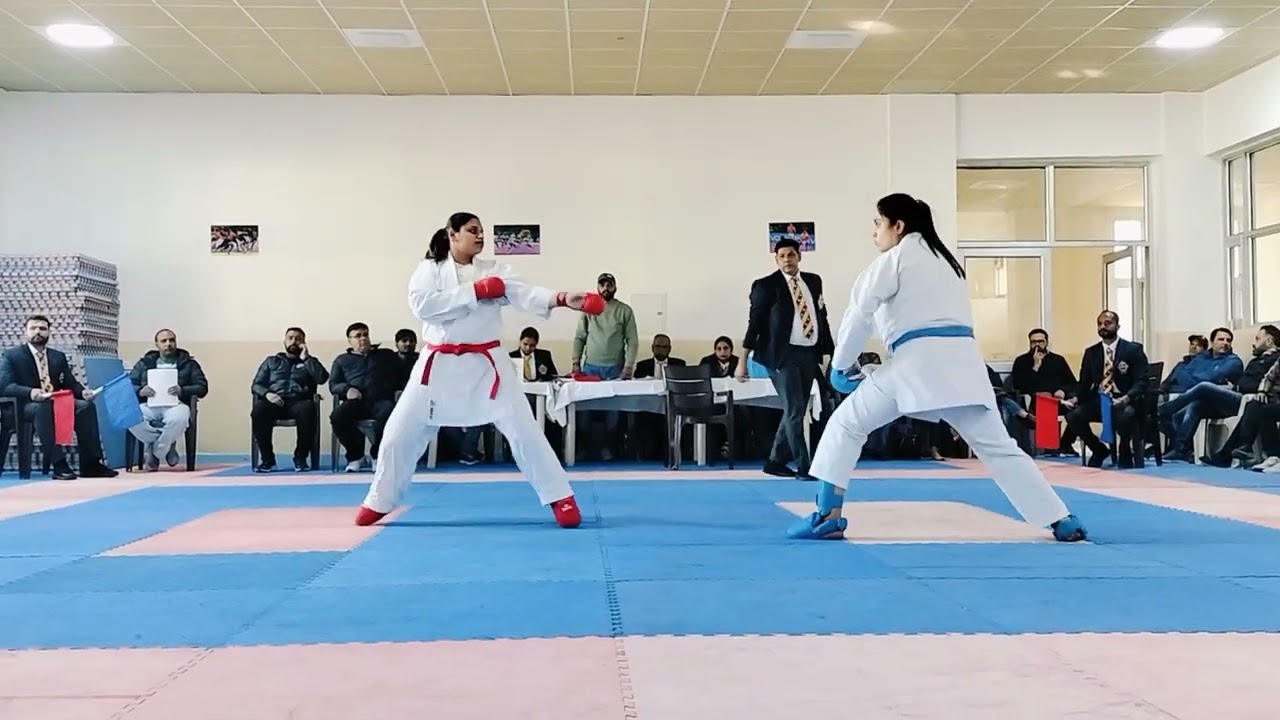 Sensei Kamal As Referee in inter College Karate Champ at Panjab University Chandigarh