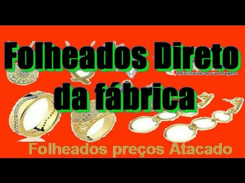 FOLHEADOS NO ATACADO IMAGEM FOLHEADOS BIJUTERIAS
