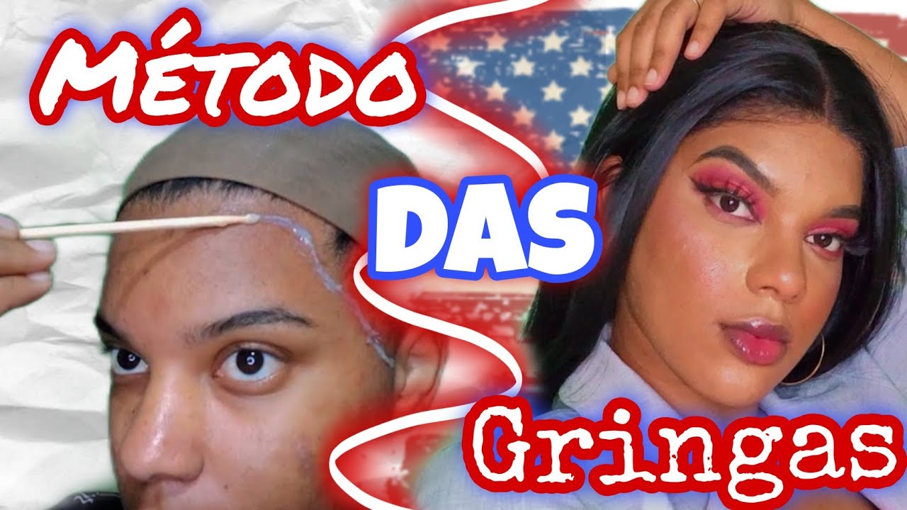 Colando lace front no estilo das GRINGAS com cola de $4 (acrilex)