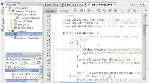 Ilustración Login con Java y Postgresql (Netbeans)