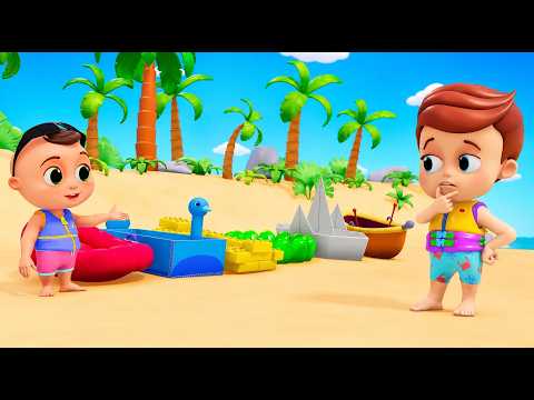Boat Treasure Hunt ⛵ & More German Songs for Kids | Baby Berry 🎶