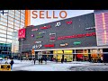 Sello shopping center espoo    full walking tour  4k