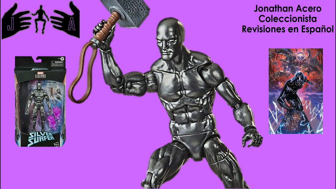 Silver Surfer Black Marvel Legends Walgreens Exclusive Toy Review