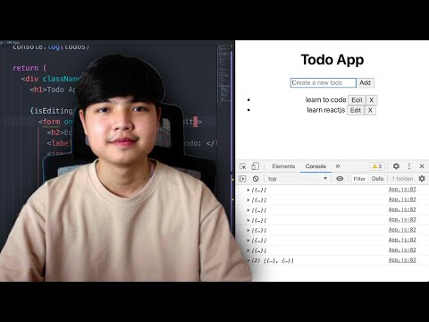 react สอน 2022 New สอน ReactJS สร้าง Todo App พร้อมฟังก์ชั่น เพิ่ม ลบข้อมูลใน localStorage 👨💻💯