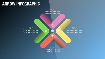 #044 Keynote Tutorial: ARROW SHAPE Infographic Slide Design Template Principle #StayHome #WithMe