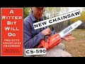 ECHO CS-590 TIMBERWOLF CHAINSAW (Kubota tractor and beavers)