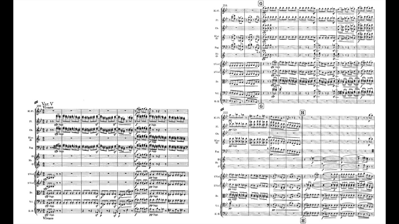 Brahms Variations on Haydn Theme Saint Anthony Op.56a Orchestra 布