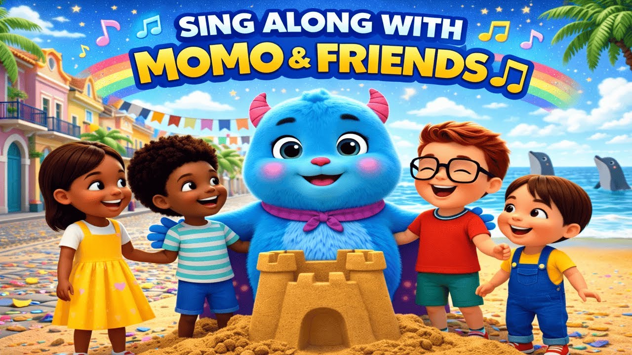 Momo’s Sing-Along World 🎶🌈 | Multiple Poems & Songs for Kids | Fun Learning with Momo