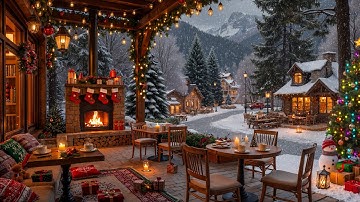 Relaxing Jazz Background Music ⛄ Cozy Winter Coffee Shop Ambience & Smooth Jazz Music for Studying