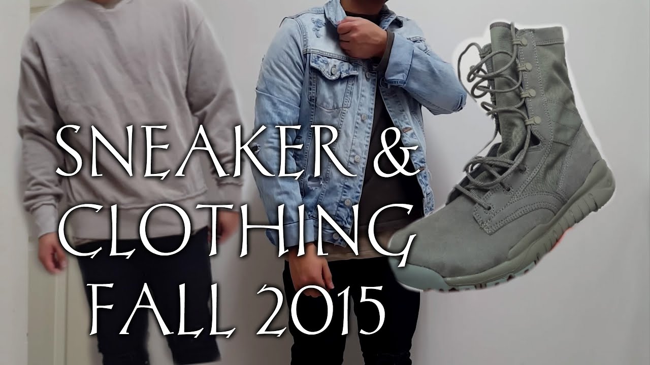 sneaker & clothing pickups| fall 2015 nike sfb, h&m , ultraboost etc
