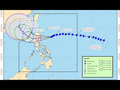 Signal No. 3 in 3 areas as weaker ‘Rosita’ moves closer to Luzon