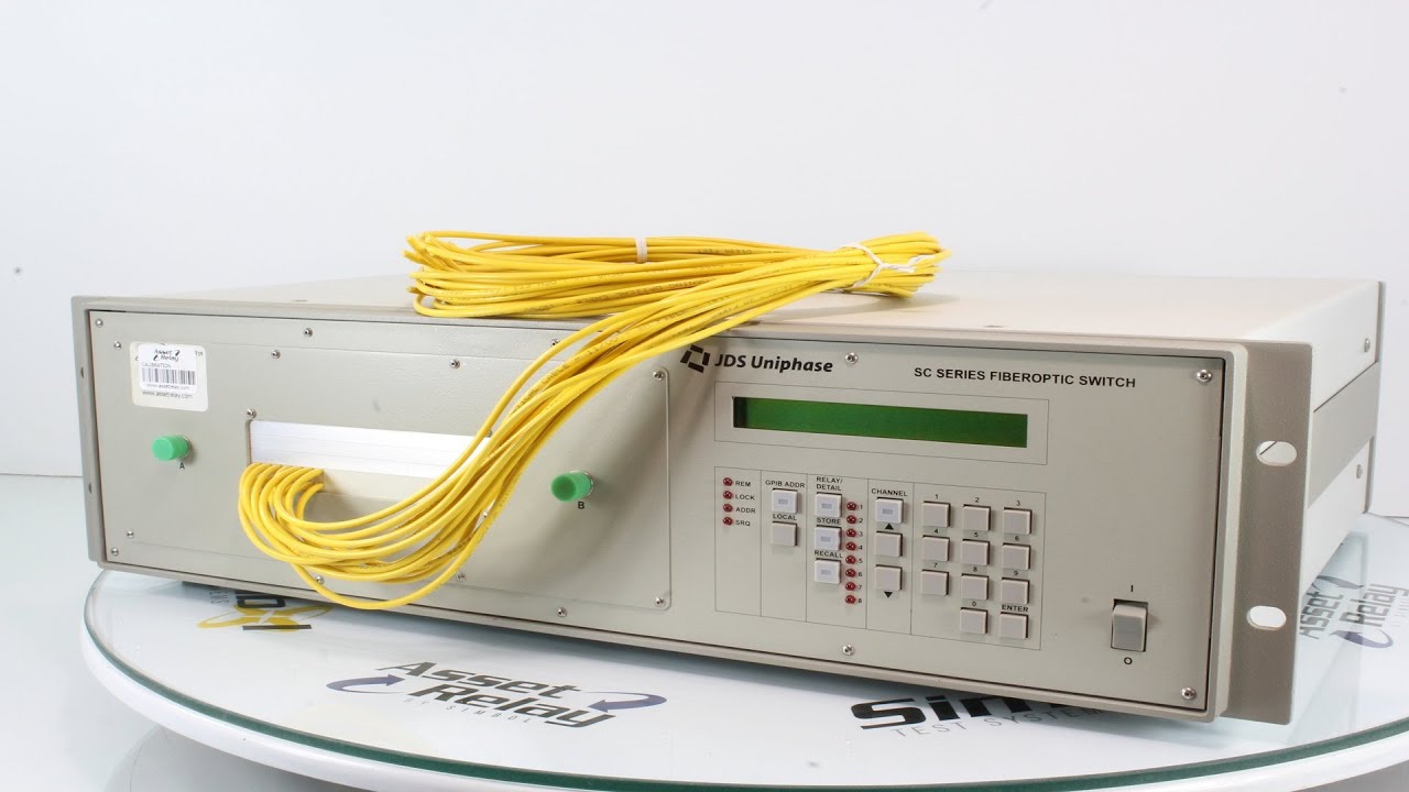 JDS (JDS Fitel/JDSU) SC series SingleMode Optical Switch 2x14 Pigtail