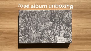Download Lagu unboxing Rosé solo album -R- 🤍🥀 MP3