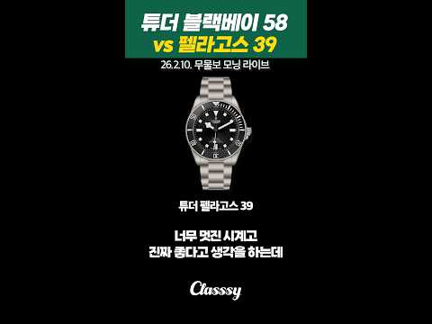 튜더 블랙베이 58 vs 펠라고스 39