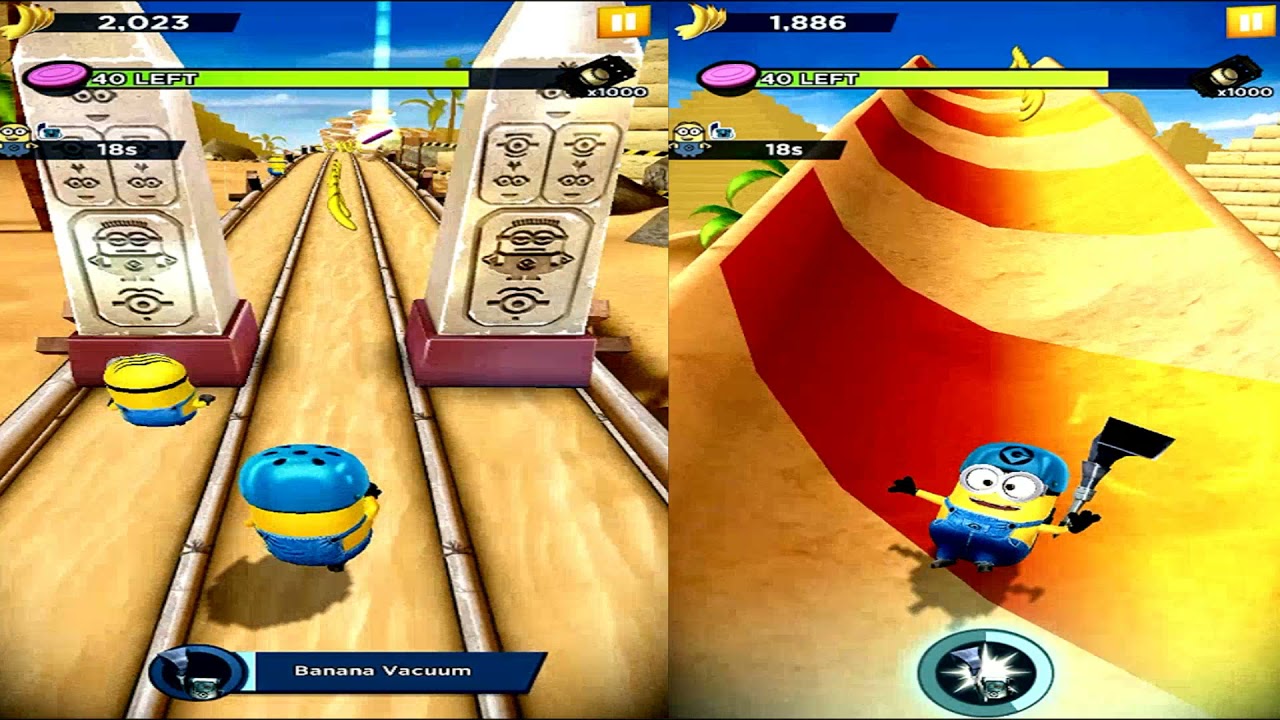 Minion Rush Despicable Me, Reverse Gameplay HD - Super Summer Games, 1-Milestone, 3-Stage