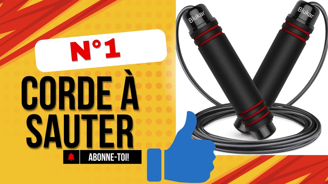 Blukar Corde à Sauter Amazon, Réglable pour Hommes & Femmes, Roulements à Billes en Acier,