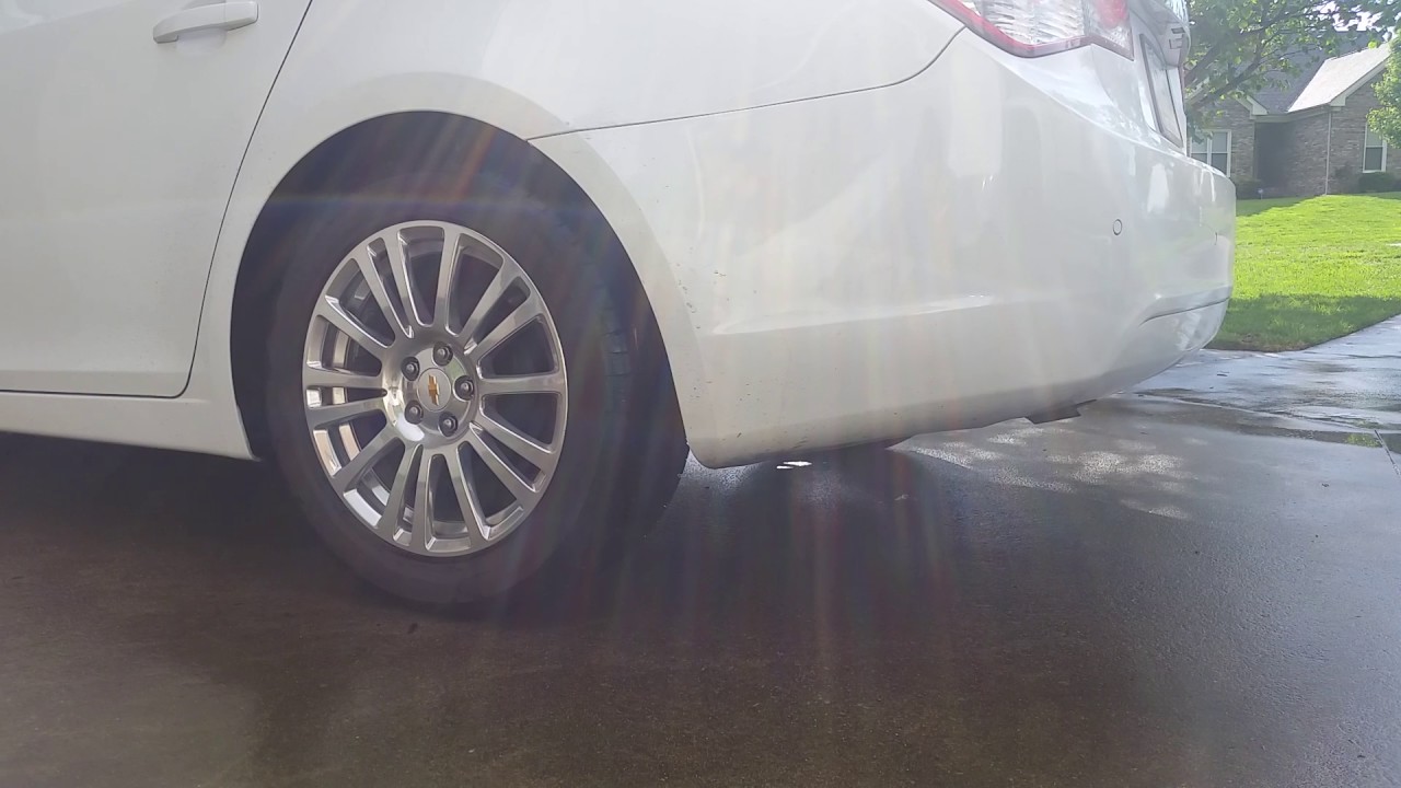 2011 Chevy Cruze Eco muffler delete warm idle YouTube