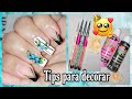 Tips para aprender a delinear/qué pinturas acrilicas usar/Cómo delinear las uñas paso a paso