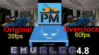 Overclock Emuelec 4.8 portmaster Beelink GT King pro teste dreamcast
