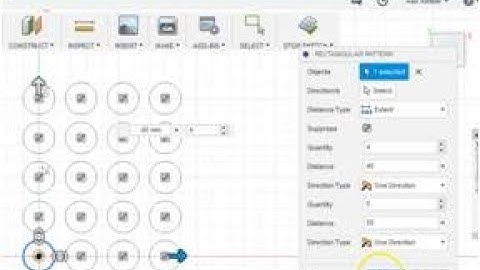 13 - Rectangular Array pattern - command / tool [Silent]