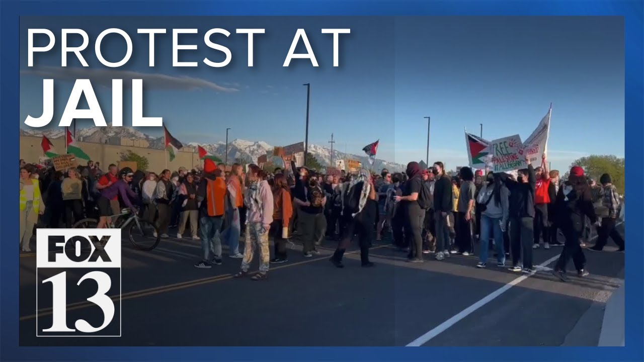 Demonstration moves from U of U campus to Salt Lake County Jail after ...