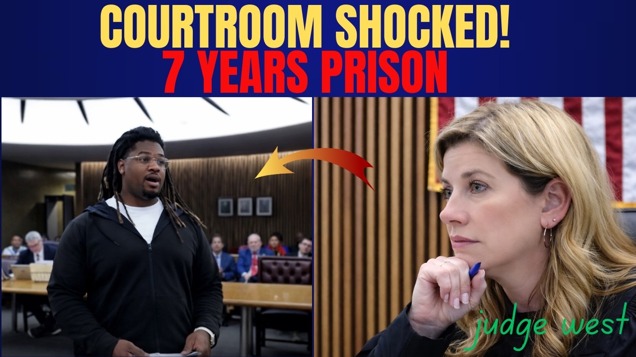“Courtroom Shocked 😱 Judge Raquel West Delivers 7-Year Prison Sentence!”