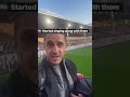 "If the Neville’s can play for England ” chant featuring Fulham fans (Via: gneville2/IG)#garyneville