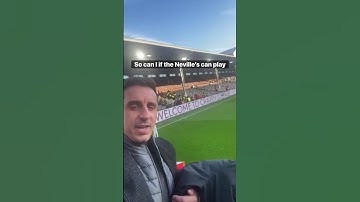 Thumbnail of "If the Neville’s can play for England ” chant featuring Fulham fans (Via: gneville2/IG)#garyneville
