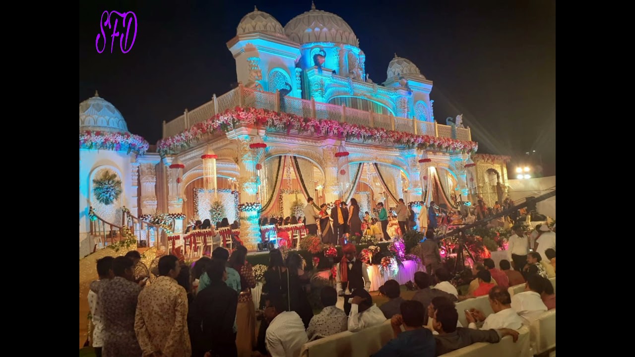 Wedding Events| Rajwada stage| Lighting design |VIP Chairs|