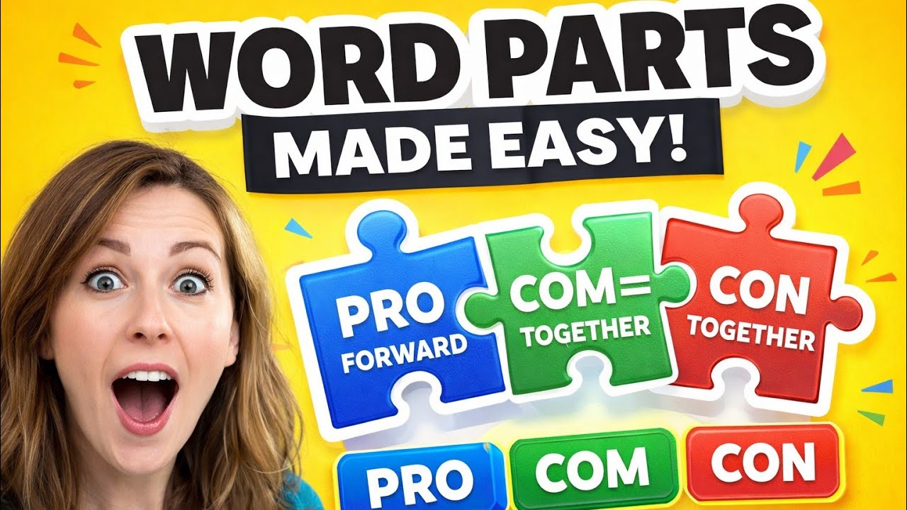 The Secret Code Hidden in Words - Crack Any Word Instantly! Pro, Com, Con Prefixes | MyView Grade 5