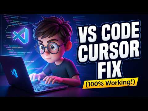 How to Fix VS Code Cursor Blinking Problem Fix 100% Working & Change Cursor Style Full Tutorial
