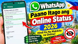 How to Hide Online Status on WhatsApp 2026 | Philippines 🇵🇭