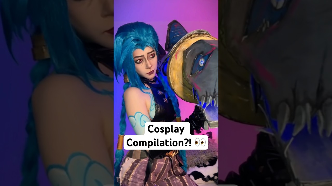 COSPLAY COMPILATION for Valentine’s Day! #cosplay #makeuptransformation #hazbinhotel