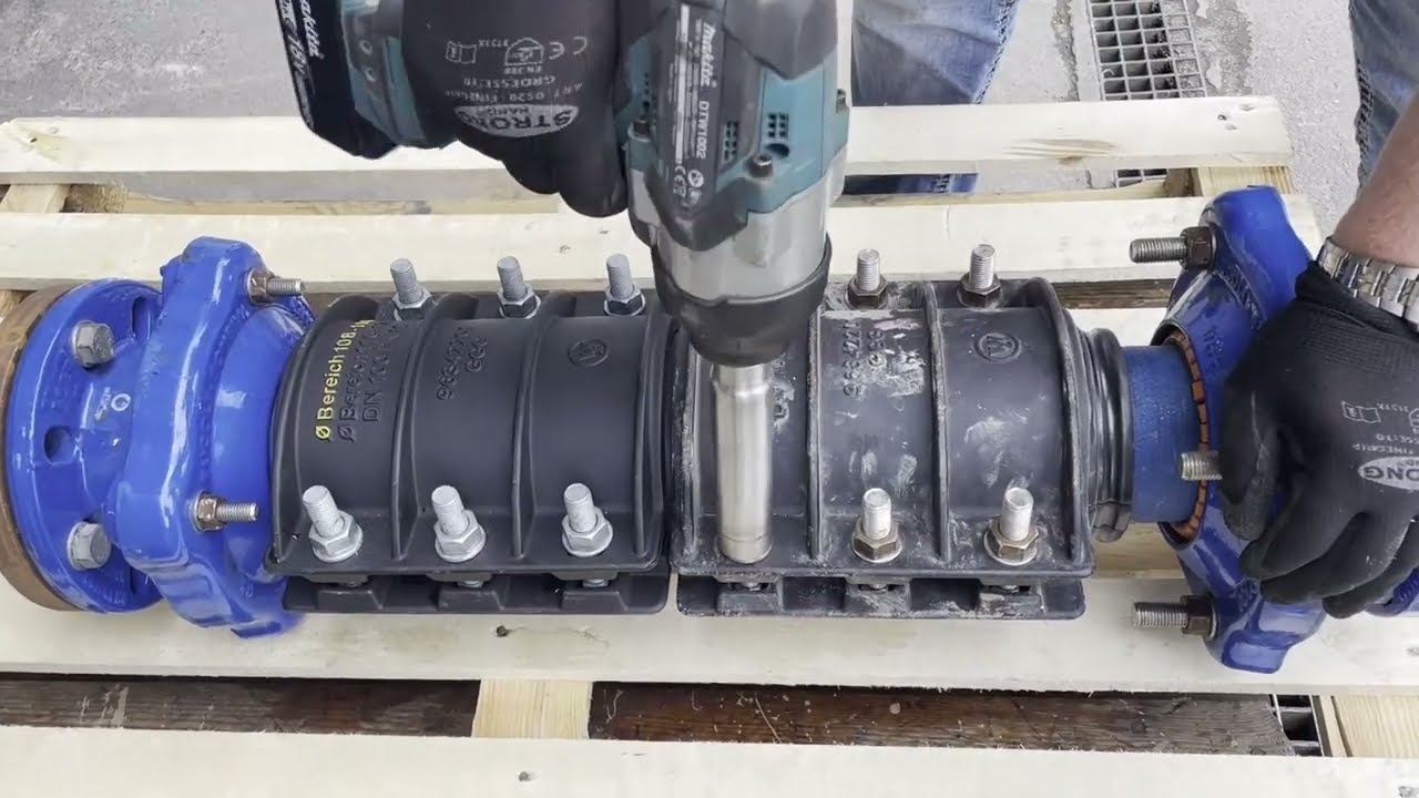 Montage | Verlängerbare Dichtschelle | Thelen Armaturen